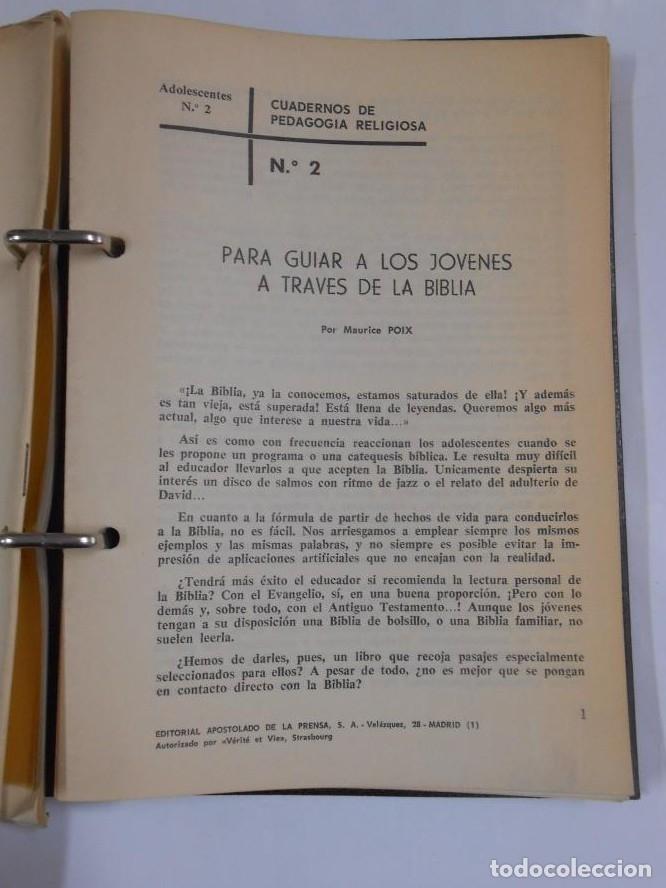 Libros: CUADERNOS DE PEDAGOGIA RELIGIOSA. ADOLESCENTES. TDK231 - - Foto 2