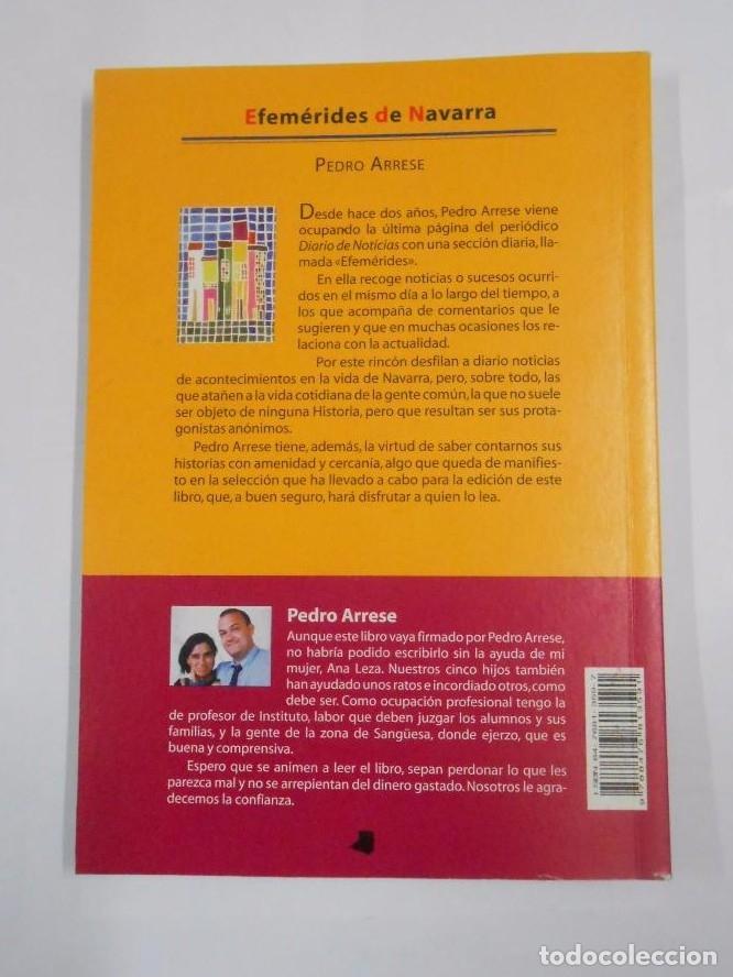 Libros: EFEMERIDES DE NAVARRA. PEDRO ARRESE. TDK70 - - Foto 2