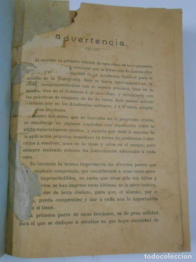 Libros: CURSO DE TOPOGRAFIA. 1912. TDK282 - - Foto 7