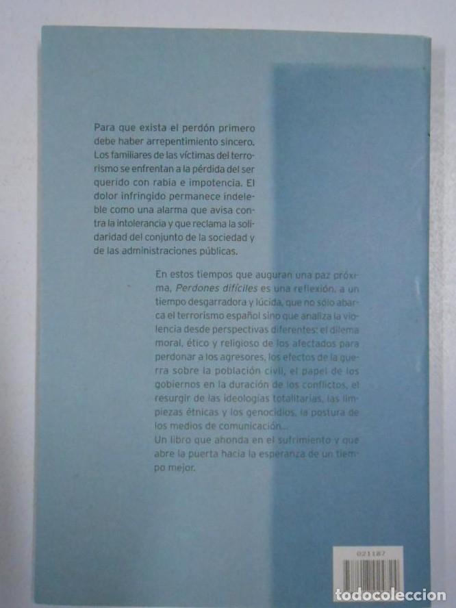 Libros: PERDONES DIFICILES - ANA M&ordf; VIDAL-ABARCA - tdk221 - - Foto 2