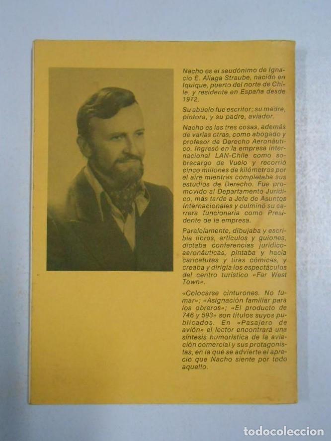 Libros: PASAJERO DE AVI&Oacute;N. NACHO. TDK224 - - Foto 2