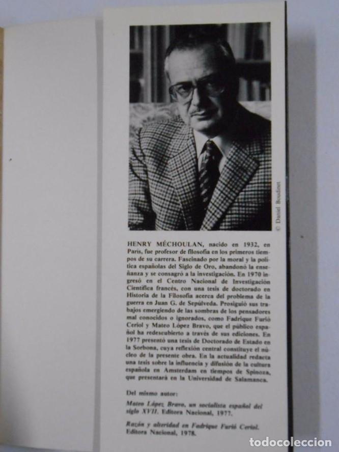 Libros: EL HONOR DE DIOS. HENRY MECHOULAN. TDK228 - - Foto 4