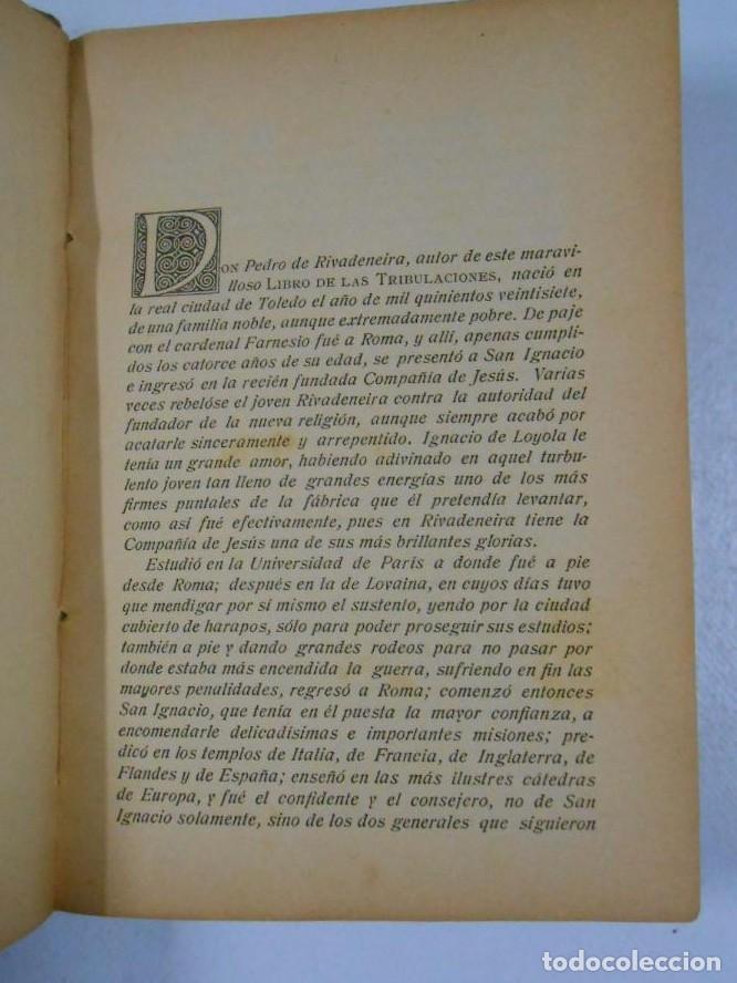 Libros: LIBRO DE LAS TRIBULACIONES. RIVADENEIRA, Pedro de. TDK232 - - Foto 2