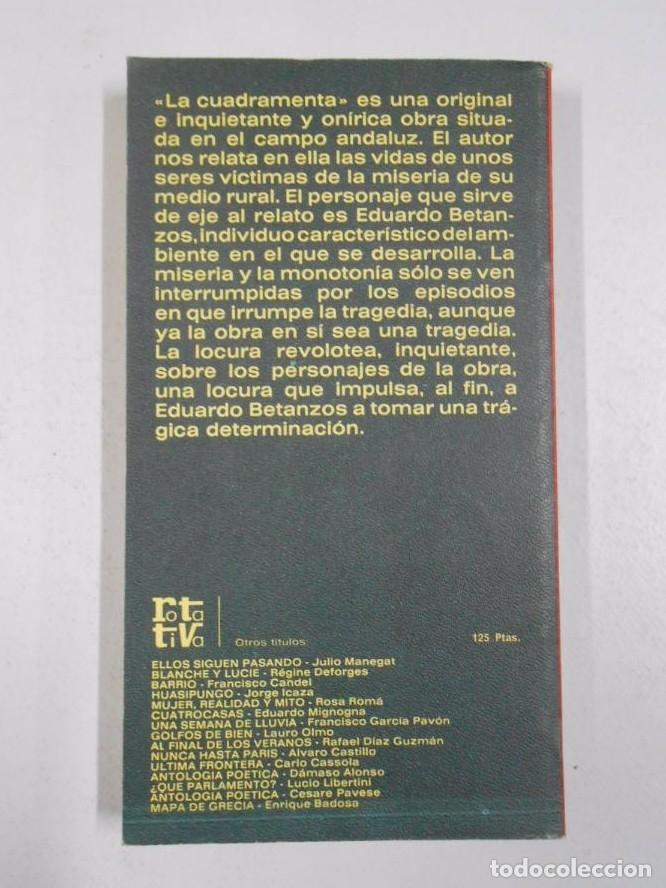 Libros: LA CUADRAMENTA. - SALADO, MANUEL. TDK233 - - Foto 2