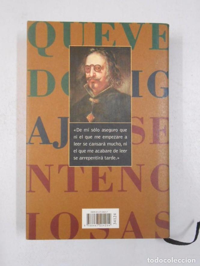 Libros: MIGAJAS SENTENCIOSAS. - DE QUEVEDO, FRANCISCO. tdk235 - - Foto 2