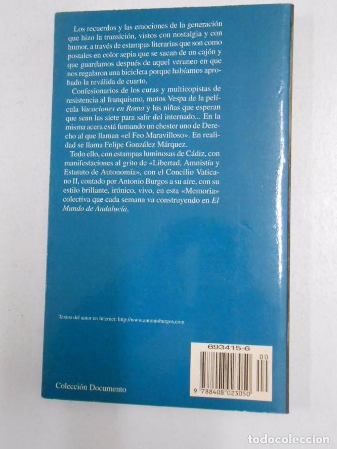 Libros: MIRANDO AL MAR SO&Ntilde;&Eacute;. - ANTONIO BURGOS. TDK237 - - Foto 2