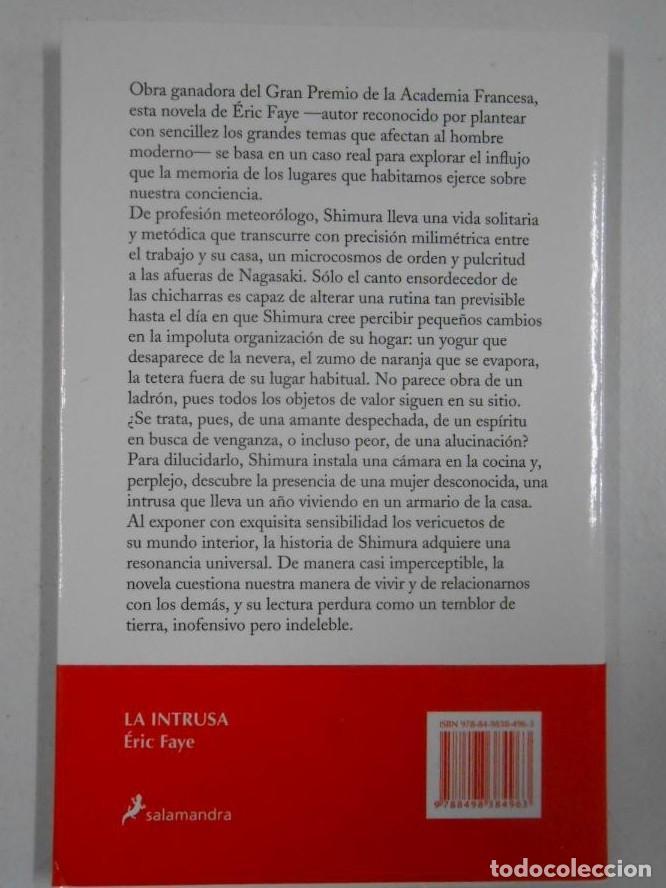 Libros: La intrusa. Eric Faye. TDK92 - - Foto 2