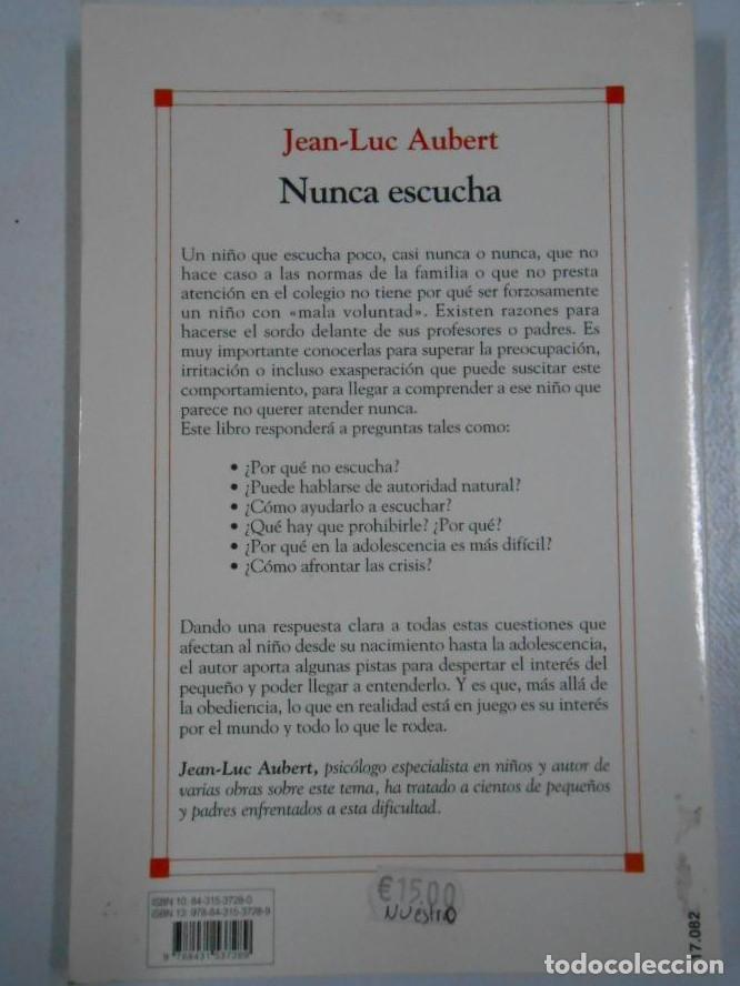 Libros: NUNCA ESCUCHA. Jean-Luc Aubert. TDK214 - - Foto 2
