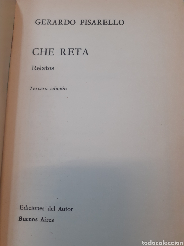 Libros: CHE RETA.Dedicatoria autografa del autor - PISARELLO, Gerardo - Foto 3