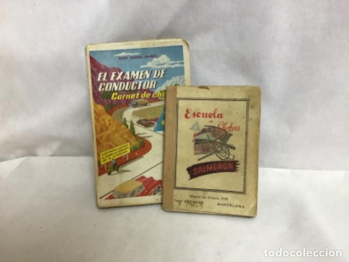 Libros: EL EXAMEN DE CONDUCTOR, ESCUELA DE CHOFER SALMERON 1960