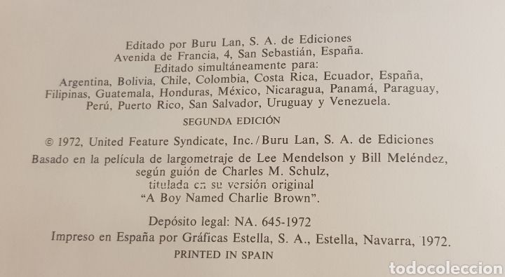 Libros: Libro Carlitos y Snoopy. BURU LAN. - Foto 3