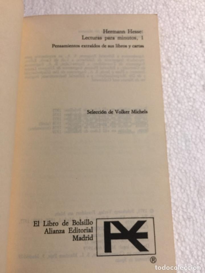 Libros: Lecturas para minutos - Hermann Hesse - Foto 5