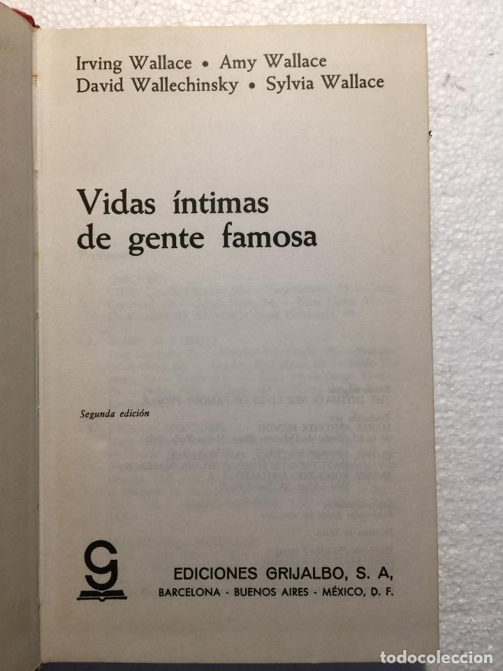 Libros: Vidas &iacute;ntimas de gente famosa - Varios - Foto 3