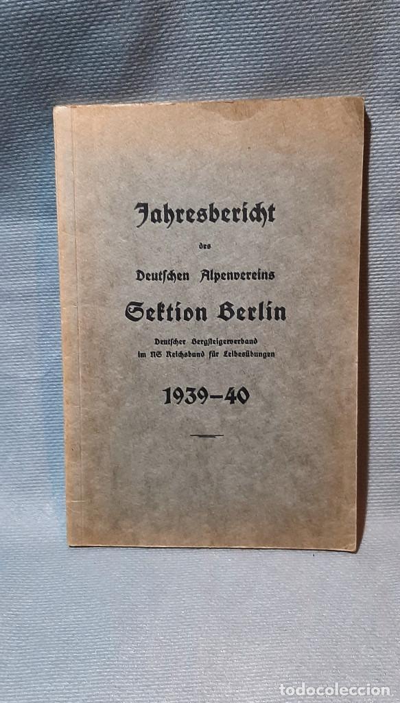Livros em segunda m&atilde;o: JAHRESBERICHT DES DEUTFCHEN ALPENVEREINS 1939-1940 ESCRITO EN ALEMAN