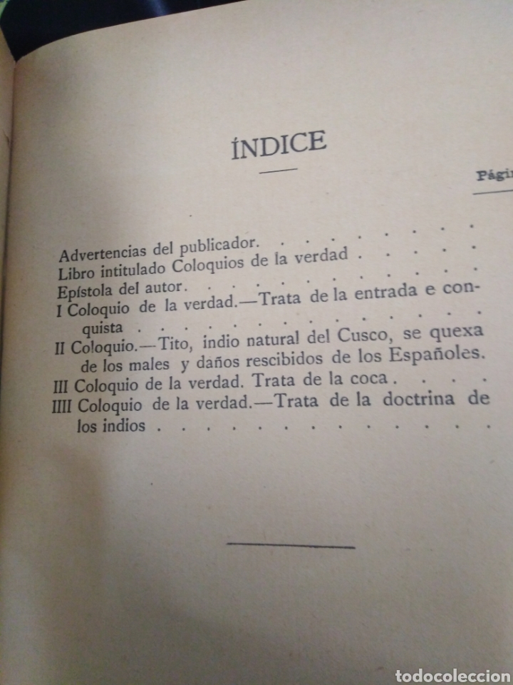 Libros: LIBRO INTITULADO COLOQUIOS DE LA VERDAD - QUIROGA, Pedro de - Foto 3