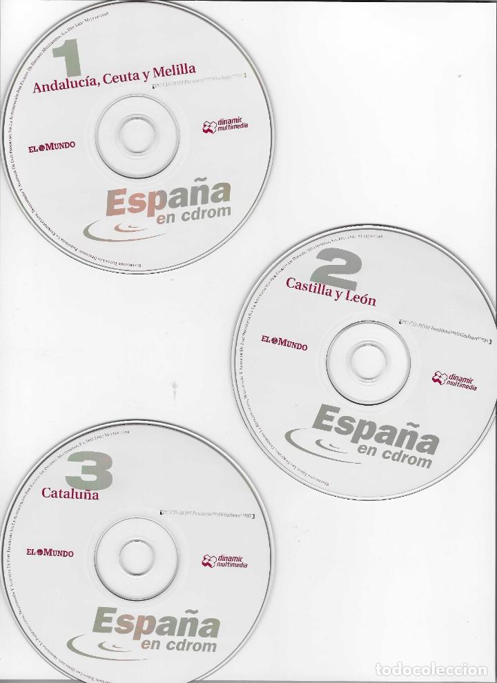Libros: 2911. ESPA&Ntilde;A EN CD ROM (12 CD ROM EL MUNDO) - Foto 1