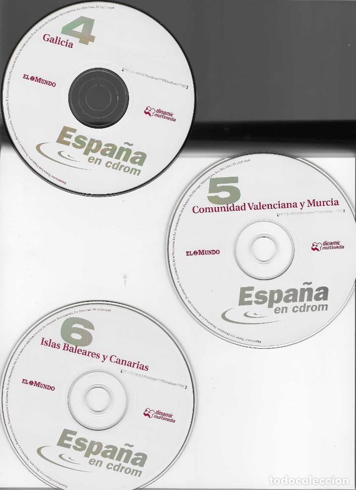 Libros: 2911. ESPA&Ntilde;A EN CD ROM (12 CD ROM EL MUNDO) - Foto 2
