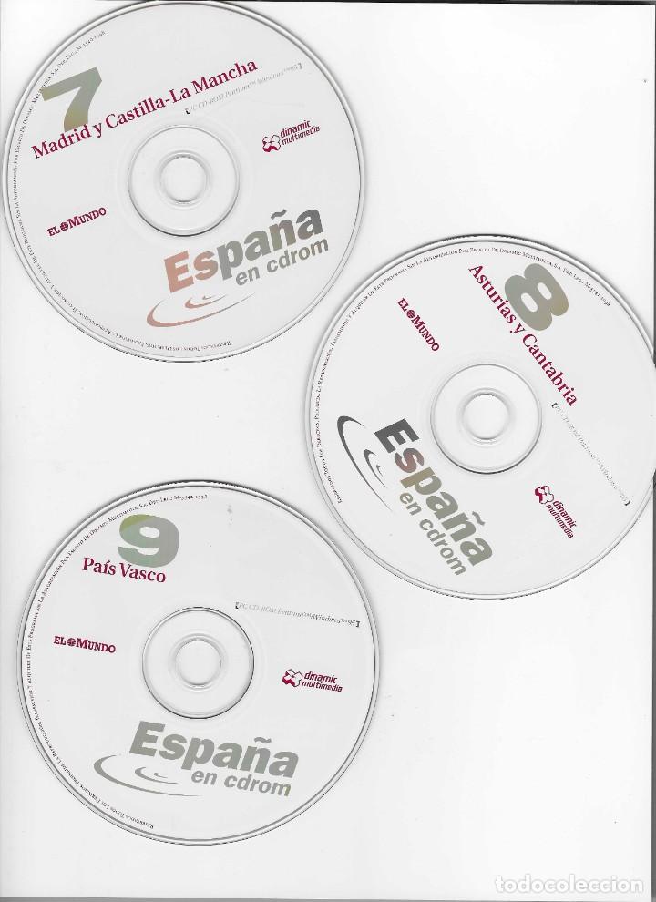 Libros: 2911. ESPA&Ntilde;A EN CD ROM (12 CD ROM EL MUNDO) - Foto 3