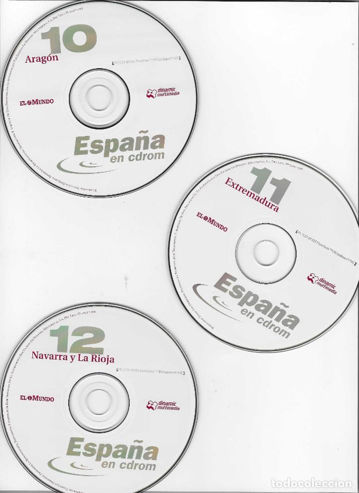 Libros: 2911. ESPA&Ntilde;A EN CD ROM (12 CD ROM EL MUNDO) - Foto 4