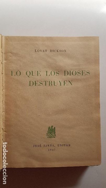Libros: LO QUE LOS DIOSES DESTRUYEN - LOVAT Dickson - Foto 3