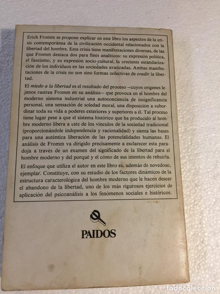 Libros: El miedo a la libertad - E. Fromm - Foto 5