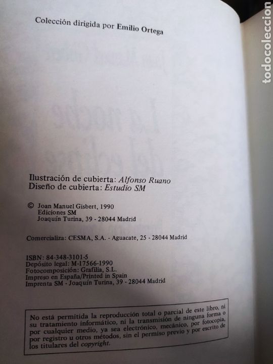 Libros: La Noche del Eclipse. Joan Manuel Gisbert - Foto 3