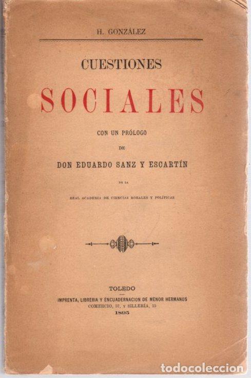 Libros: Cuestiones sociales - Gonz&aacute;lez, Hilario - Foto 1