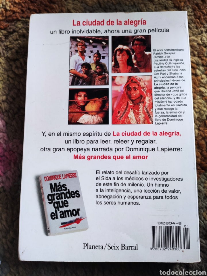 Libros: La Ciudad de la alegr&iacute;a. Dominique Lapierre - Foto 2