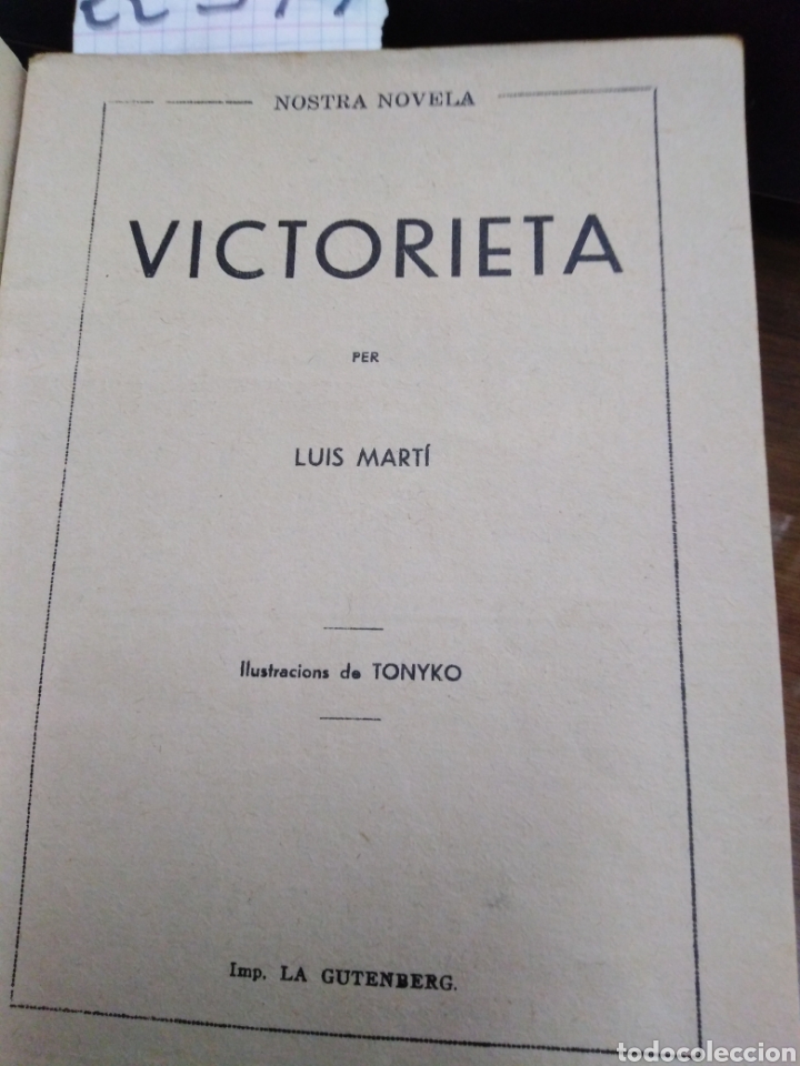 Libros: VICTORIETA - MARTI, Luis - Foto 2