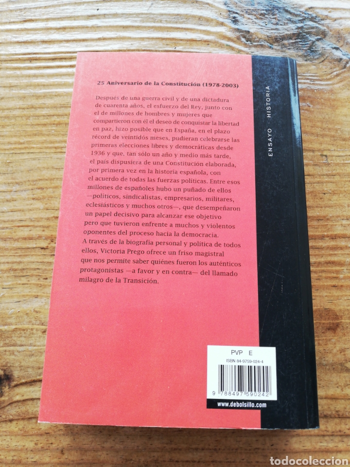 Libros: Diccionario de la transici&oacute;n, victoria Prego, debolsillo - Foto 2