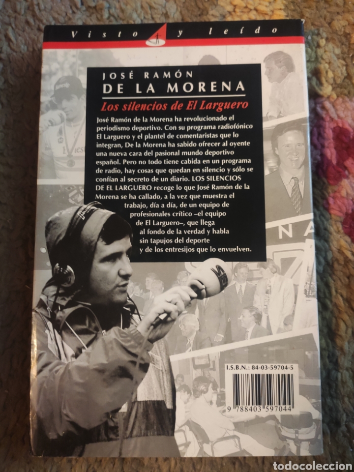 Libros: Los Silencios del Larguero. Jos&eacute; Ram&oacute;n de la Morena. - Foto 2