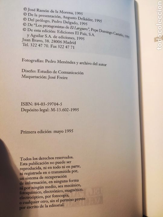 Libros: Los Silencios del Larguero. Jos&eacute; Ram&oacute;n de la Morena. - Foto 3
