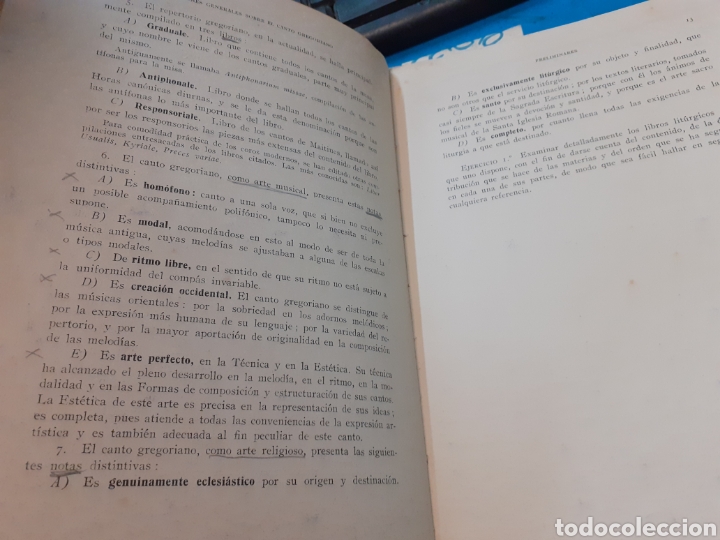 Libros: ESTUDIOS DE CANTO GREGORIANO.1&ordf; Edici&oacute;n - PUJOL,Dom David - Foto 3