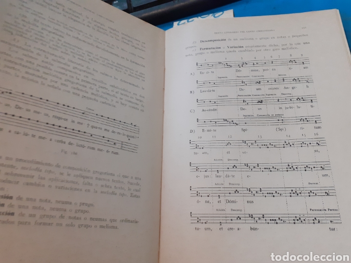 Libros: ESTUDIOS DE CANTO GREGORIANO.1&ordf; Edici&oacute;n - PUJOL,Dom David - Foto 7