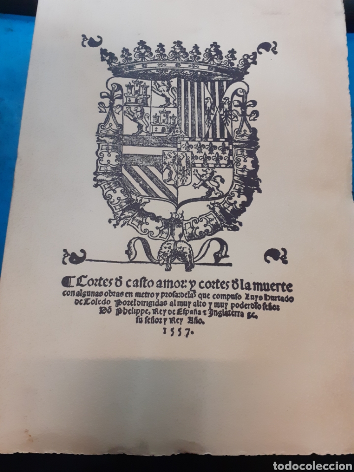 Libros: CORTES DE CASTO AMOR. Toledo 1557 - HURTADO DE TOLEDO, Luis - Foto 1