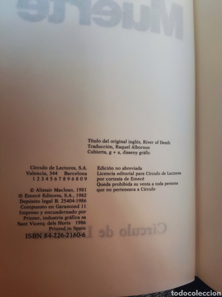 Libros: El R&iacute;o de la Muerte. Alistair Maclean - Foto 3