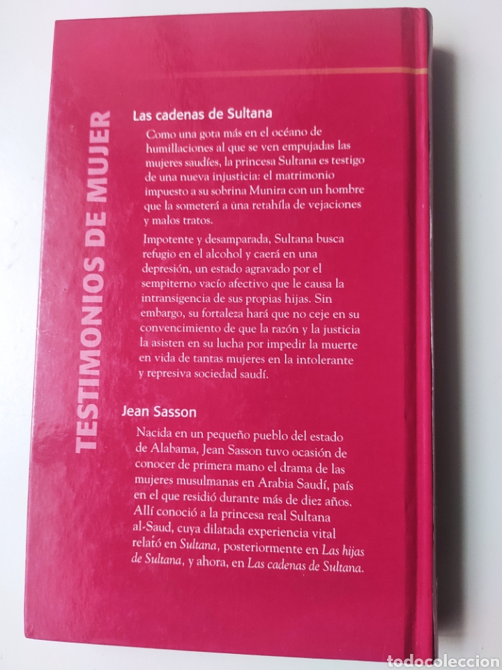 Libros: Las Cadenas de Sultana. Jean Sasson - Foto 2
