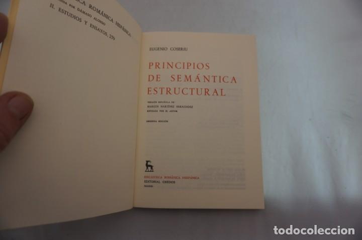Libros: 15-A / PRICIPIOS DE SEMANTICA ESTRUCTURAL - EUGENIO COSERIU - Foto 3