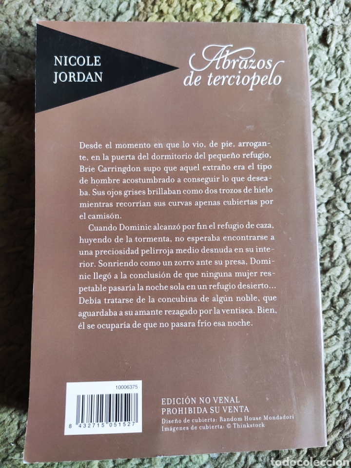 Libros: Abrazos de Terciopelo. Nicole Jordan - Foto 2