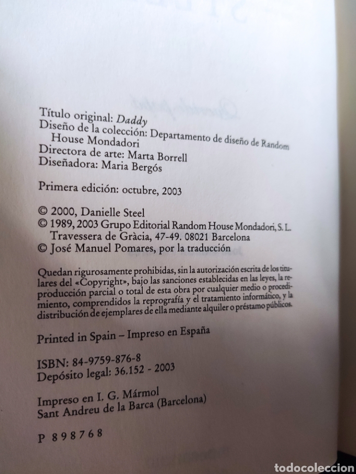 Libros: Querido Pap&aacute;. Danielle Steel - Foto 3