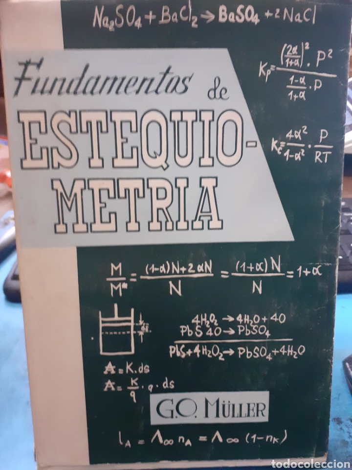Libros: FUNDAMENTOS DE ESTEQUIOMETRIA - M&Uuml;LLER, G. O. - Foto 1