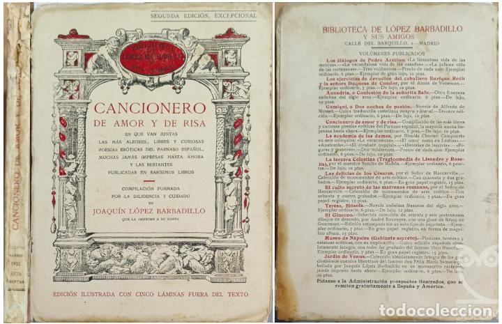 Libros: Cancionero de amor y de risa - Joaqu&iacute;n L&oacute;pez Barbadillo (Compilador) - Foto 1