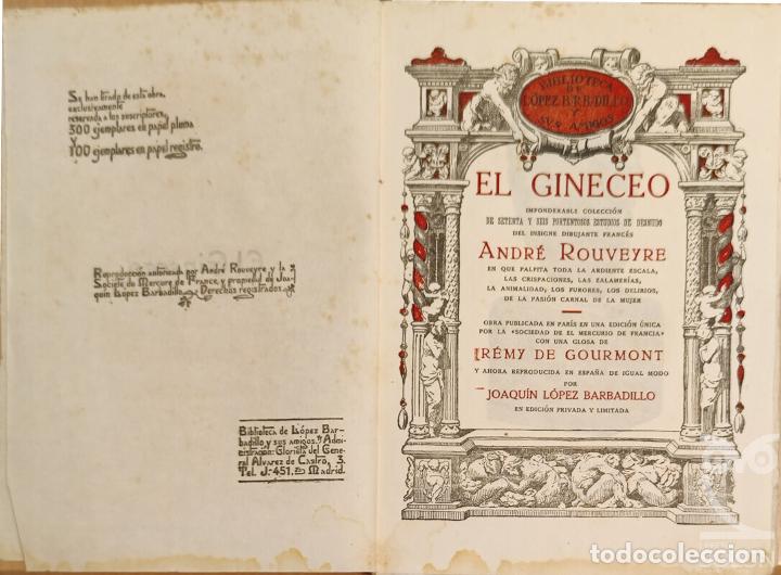 Libros: El gineceo - Andr&eacute; Rouveyre - Foto 1