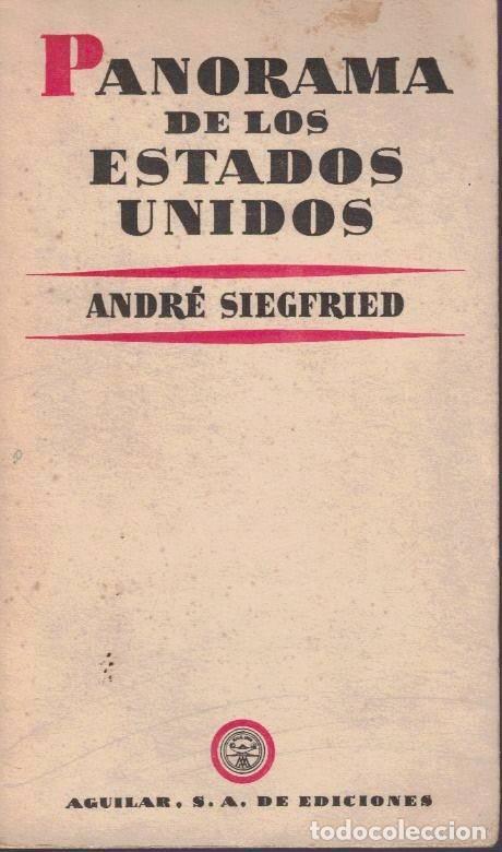 Libros: PANORAMA DE LOS ESTADOS UNIDOS. - SIEGFRIED, Andr&eacute;. - Foto 1