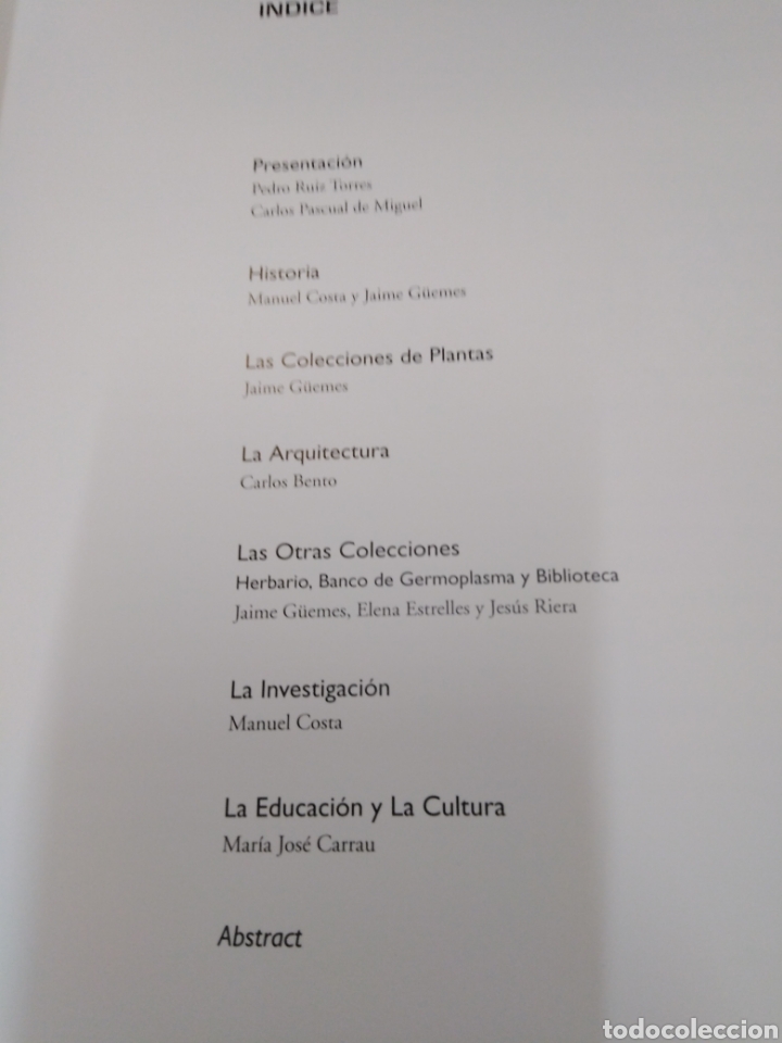 Libros: EL JARDIN BOTANICO DE LA UNIVERSIDAD DE VALENCIA - V. V A. A. - Foto 5