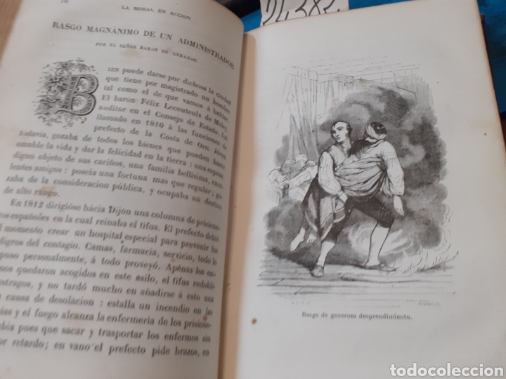 Libros: LOS BUENOS EJEMPLOS o LA MORAL EN ACCION - DELESSERT, Benjamin y GERANDO Baron de - Foto 6
