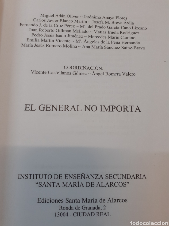 Libros: EL GENERAL NO IMPORTA. Ensayos multidisciplinares en torno al bicentenario de la Guerra de la Indepe - Foto 3