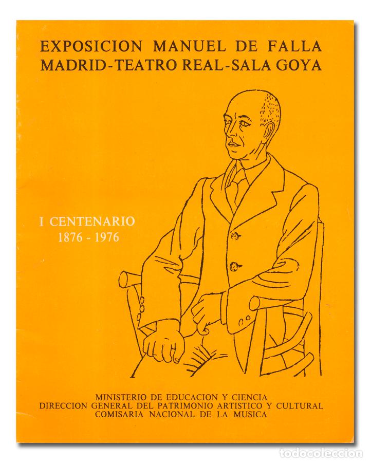 Libros: Exposici&oacute;n Manuel de Falla. I Centenario, 1876-1976 - Foto 1