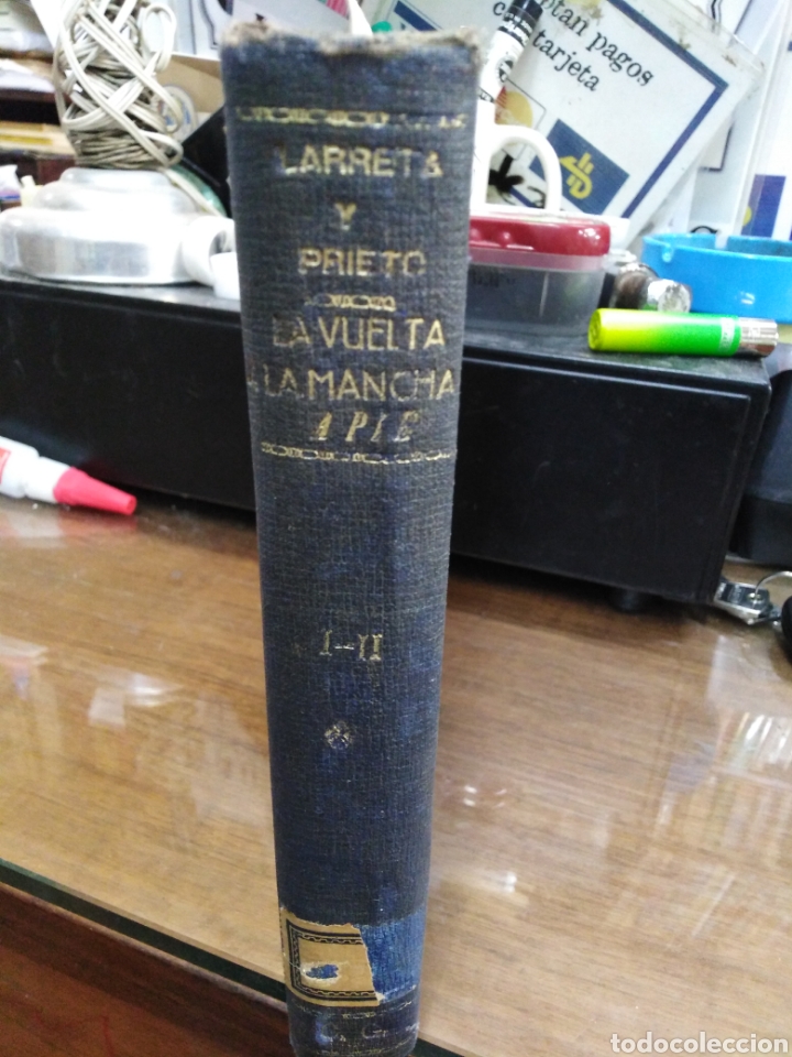 Libros: LA VUELTA A LA MANCHA A PIE - LARRETA, Juan y PRIETO, Francisco - Foto 2