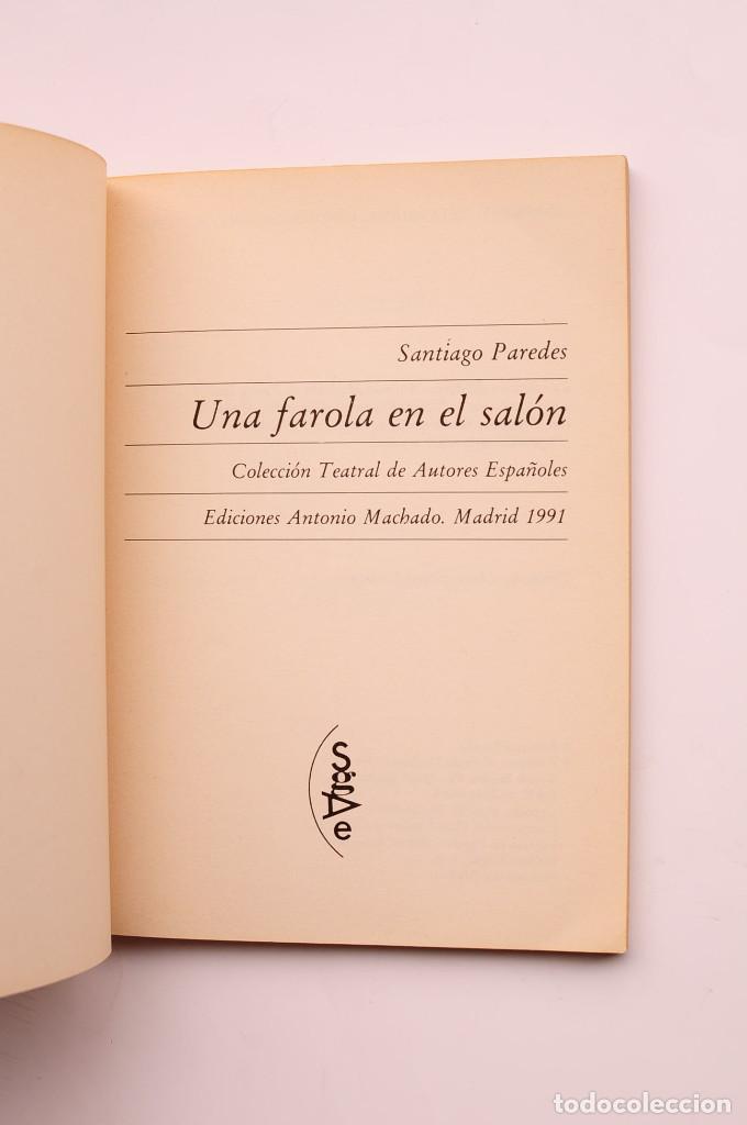 Libros: Una farola en el sal&oacute;n - PAREDES, Santiago - Foto 2